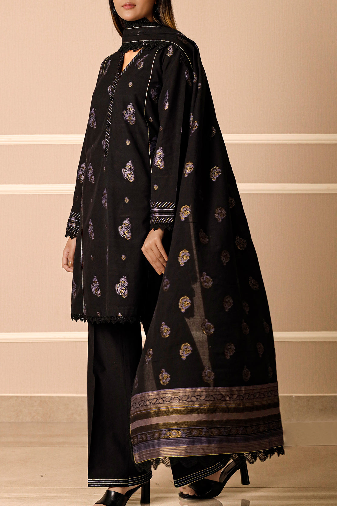 Unstitched Jacquard Cotton 3 Piece88131