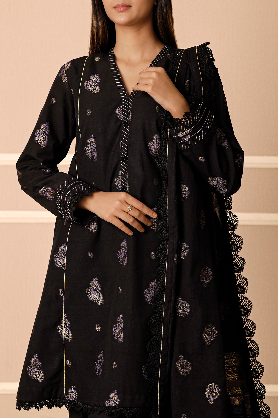 Unstitched Jacquard Cotton 3 Piece88131