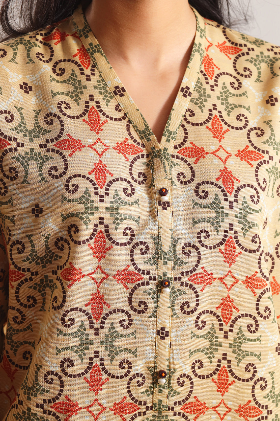 Unstitched Printed Cotton Khaddar 3 Piece114111