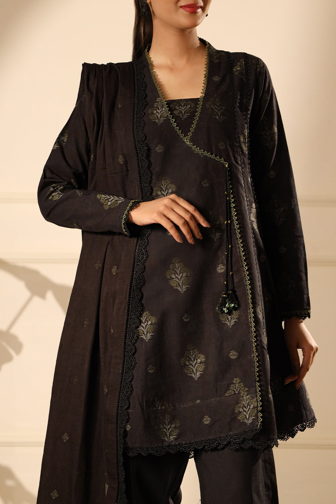 Unstitched Jacquard Cotton 3 Piece94271