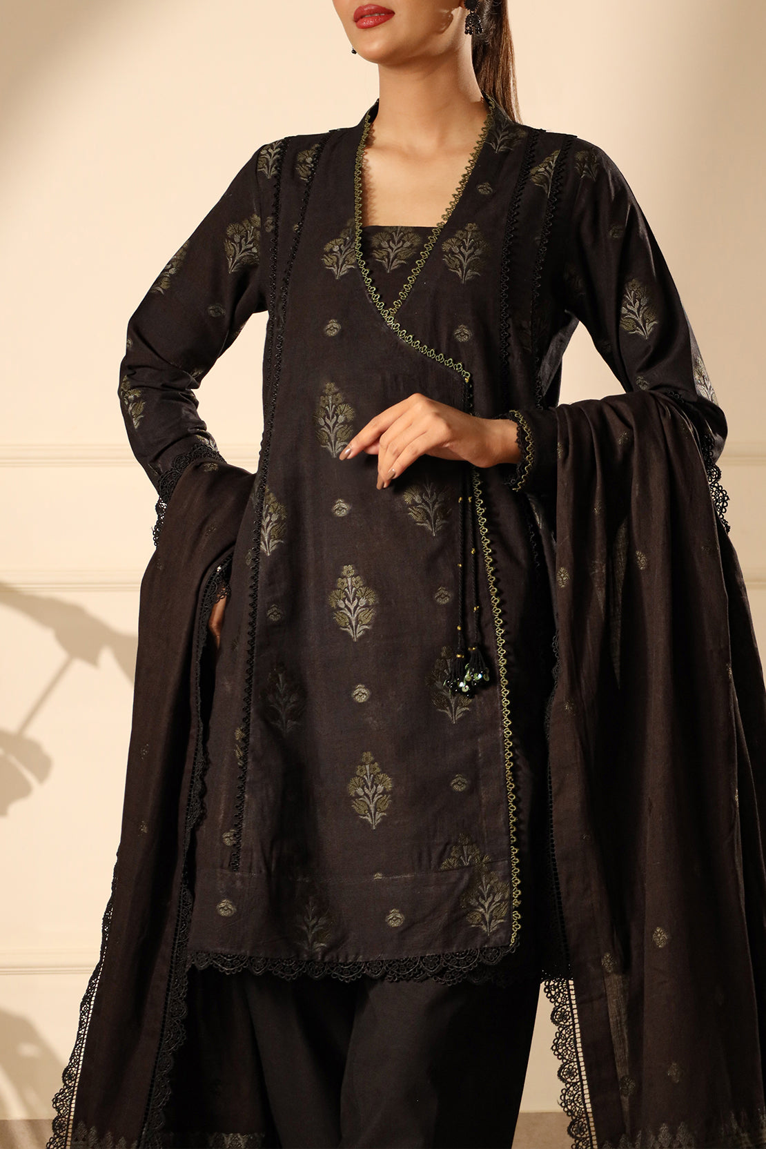 Unstitched Jacquard Cotton 3 Piece94271