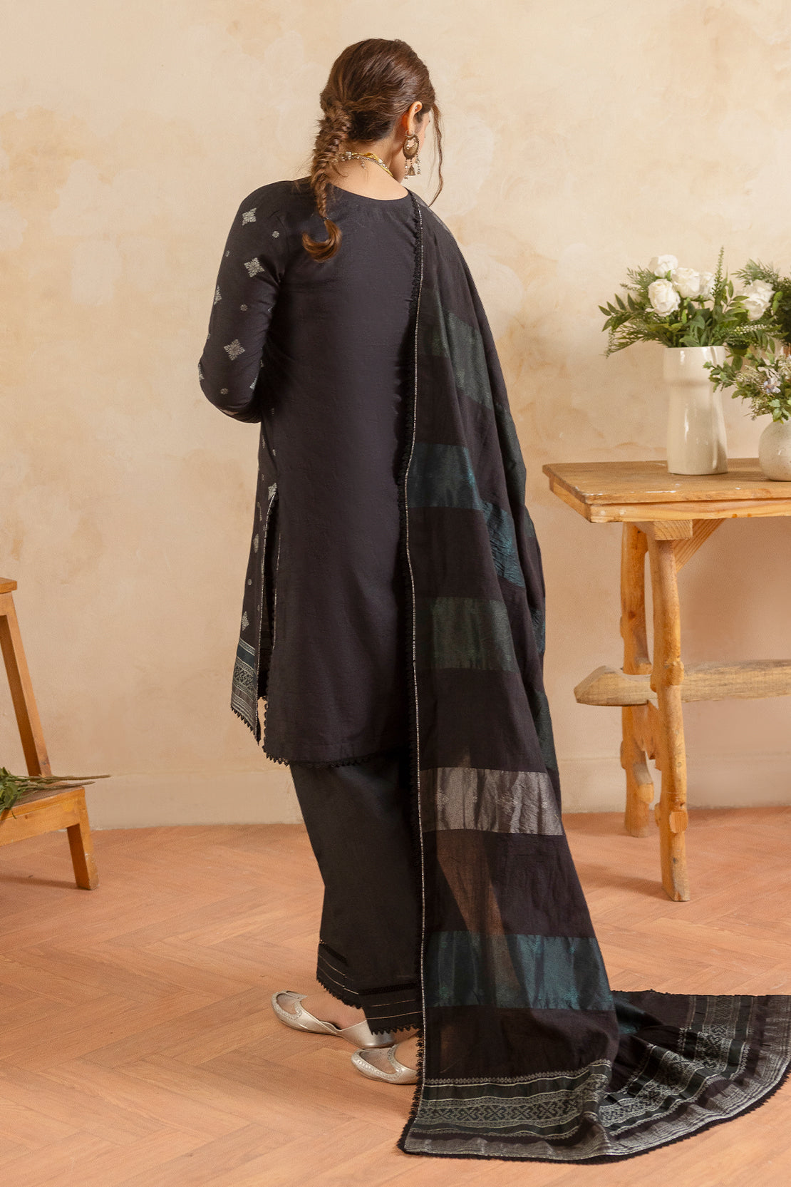 Unstitched Jacquard Cotton 3 Piece104827