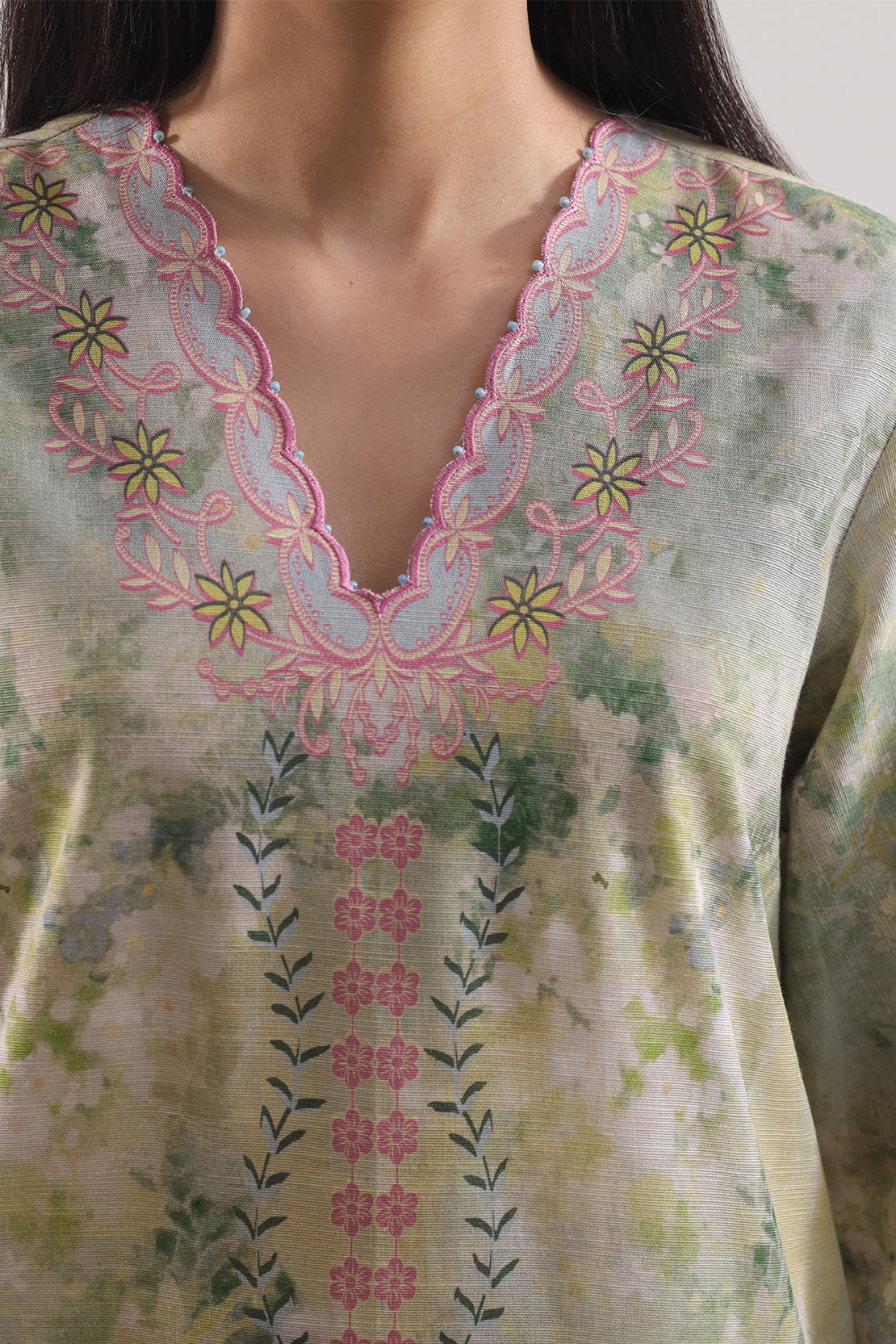 Unstitched Printed Warm Khaddar 3 Piece116761