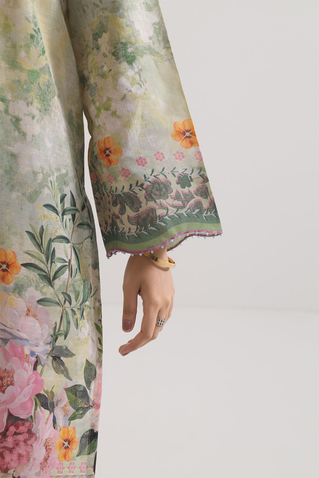 Unstitched Printed Warm Khaddar 3 Piece116761