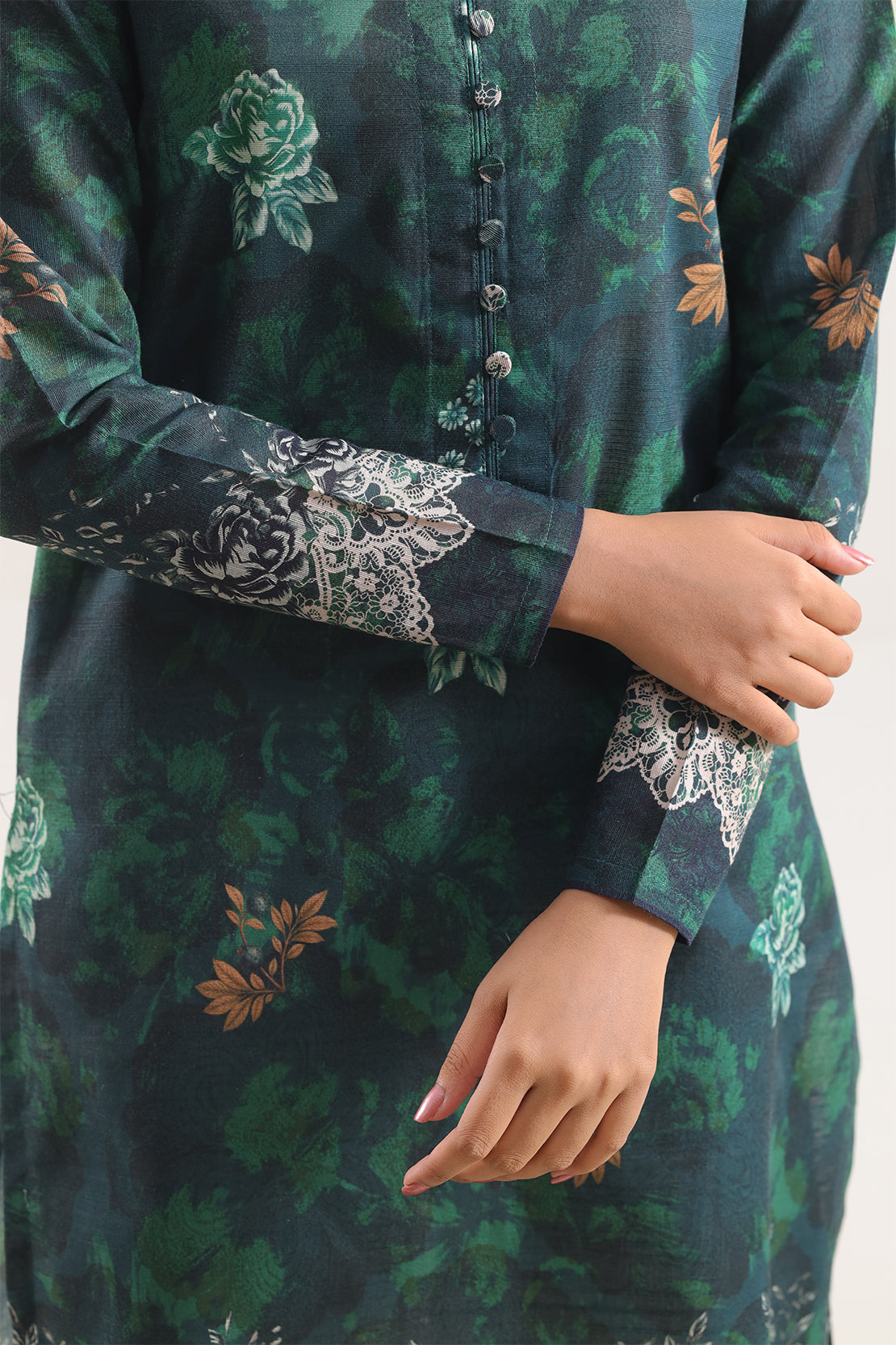 Unstitched Printed Cotton Khaddar 3 Piece114100