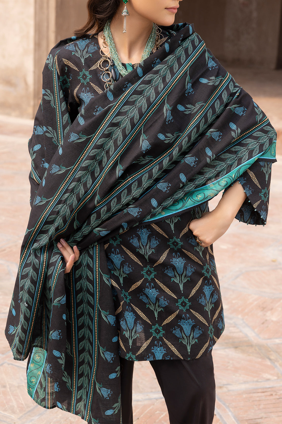 Unstitched Printed 3 Piece – in Lawn & Khaddar114103