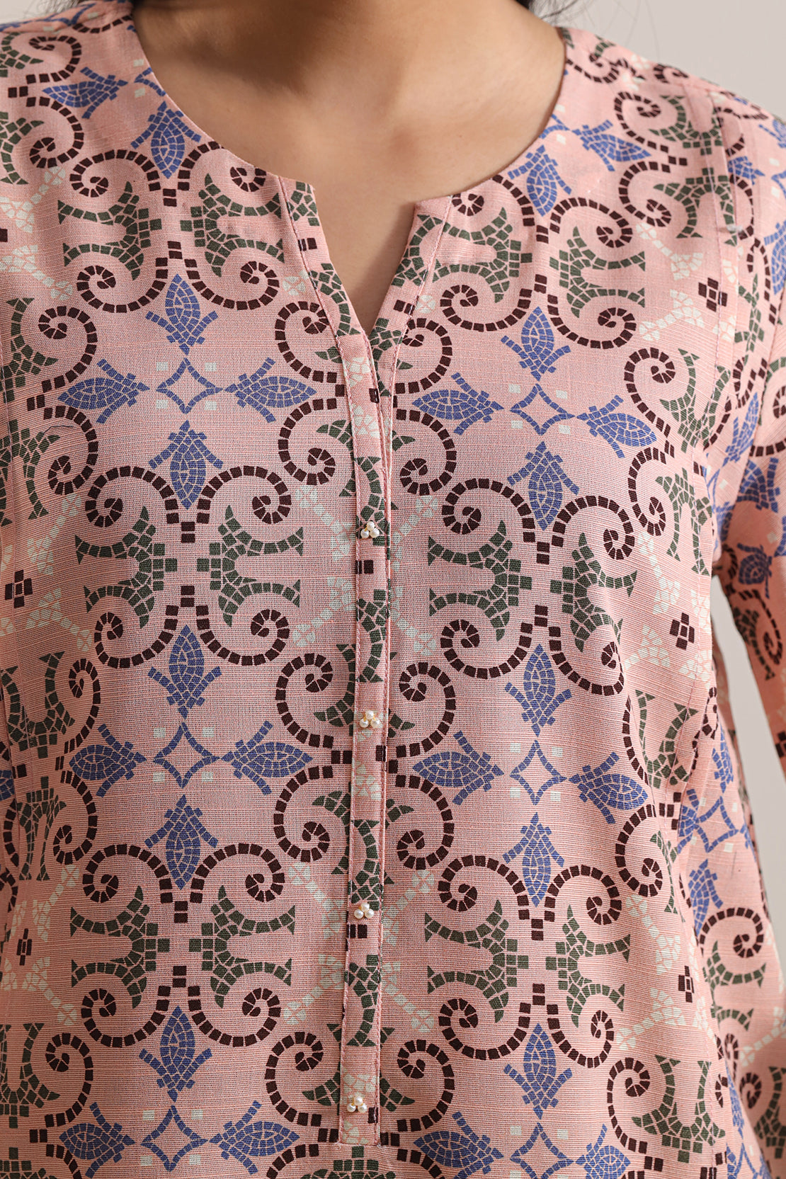 Unstitched Printed Cotton Khaddar 3 Piece114112