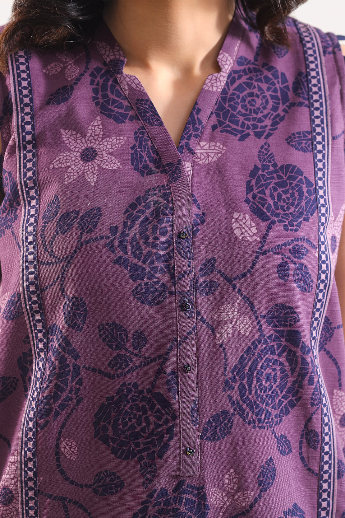 Unstitched Printed Cotton Khaddar 3 Piece117046