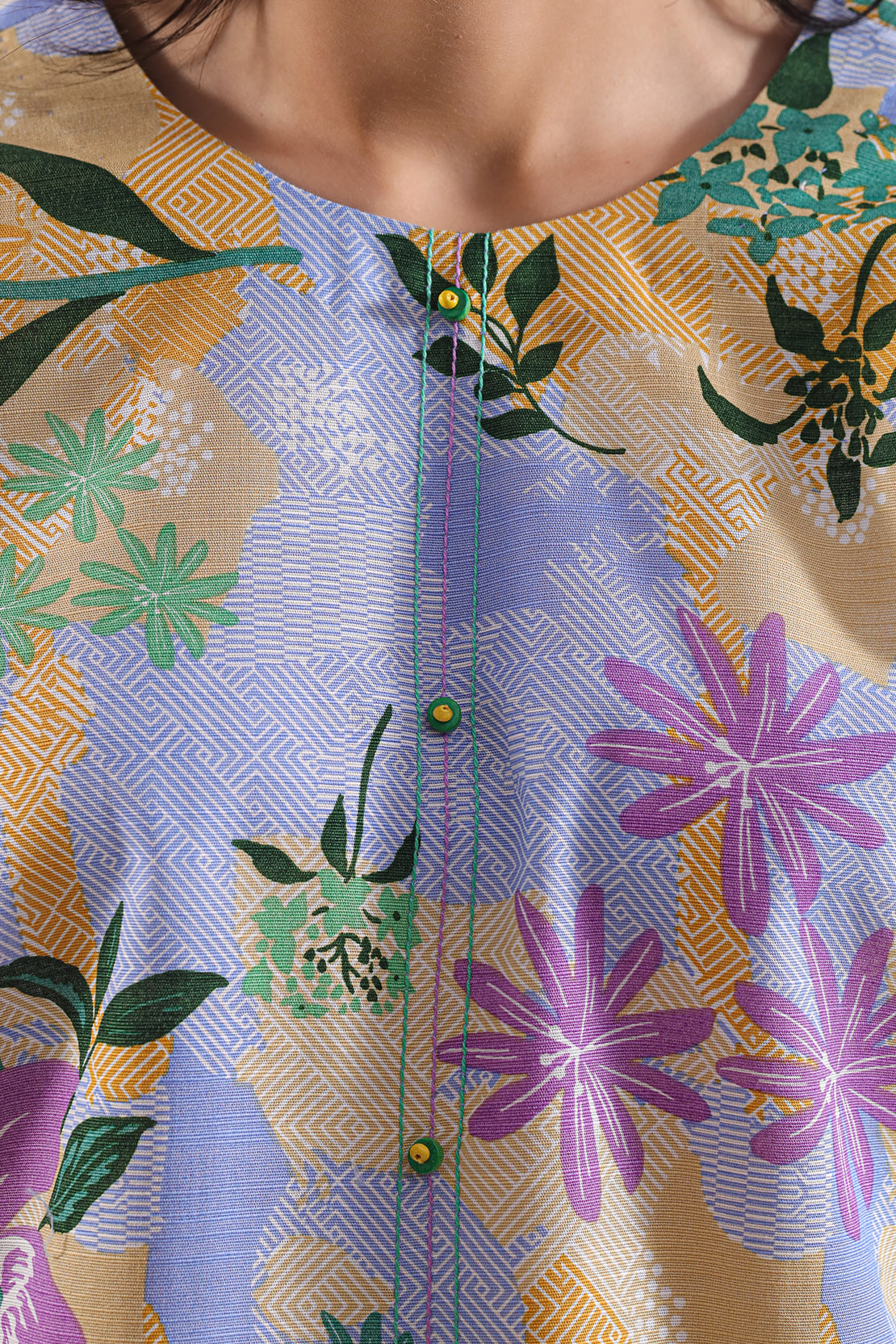 Unstitched Printed Cotton Khaddar 3 Piece117049