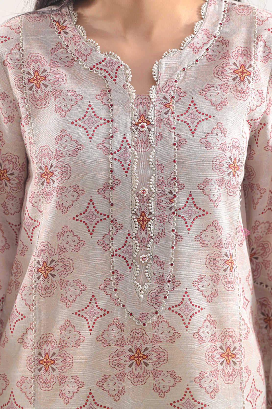 Unstitched Printed Warm Khaddar 3 Piece117396