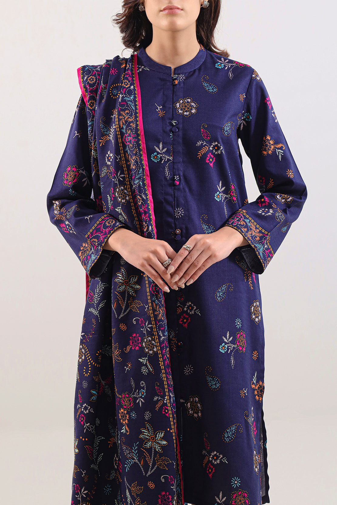 Unstitched Printed Pashmina 3 Piece120585