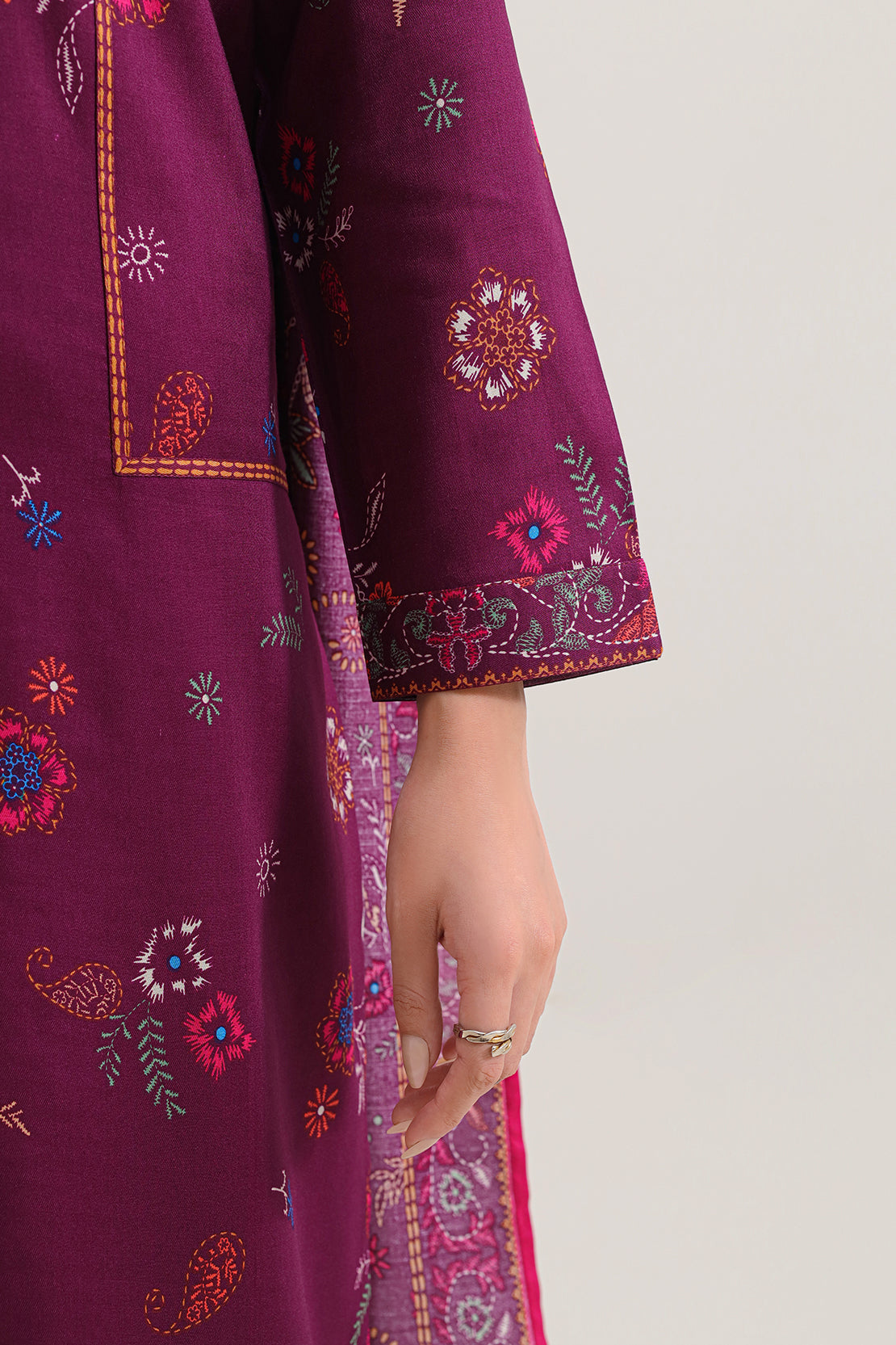 Unstitched Printed Pashmina 3 Piece120586