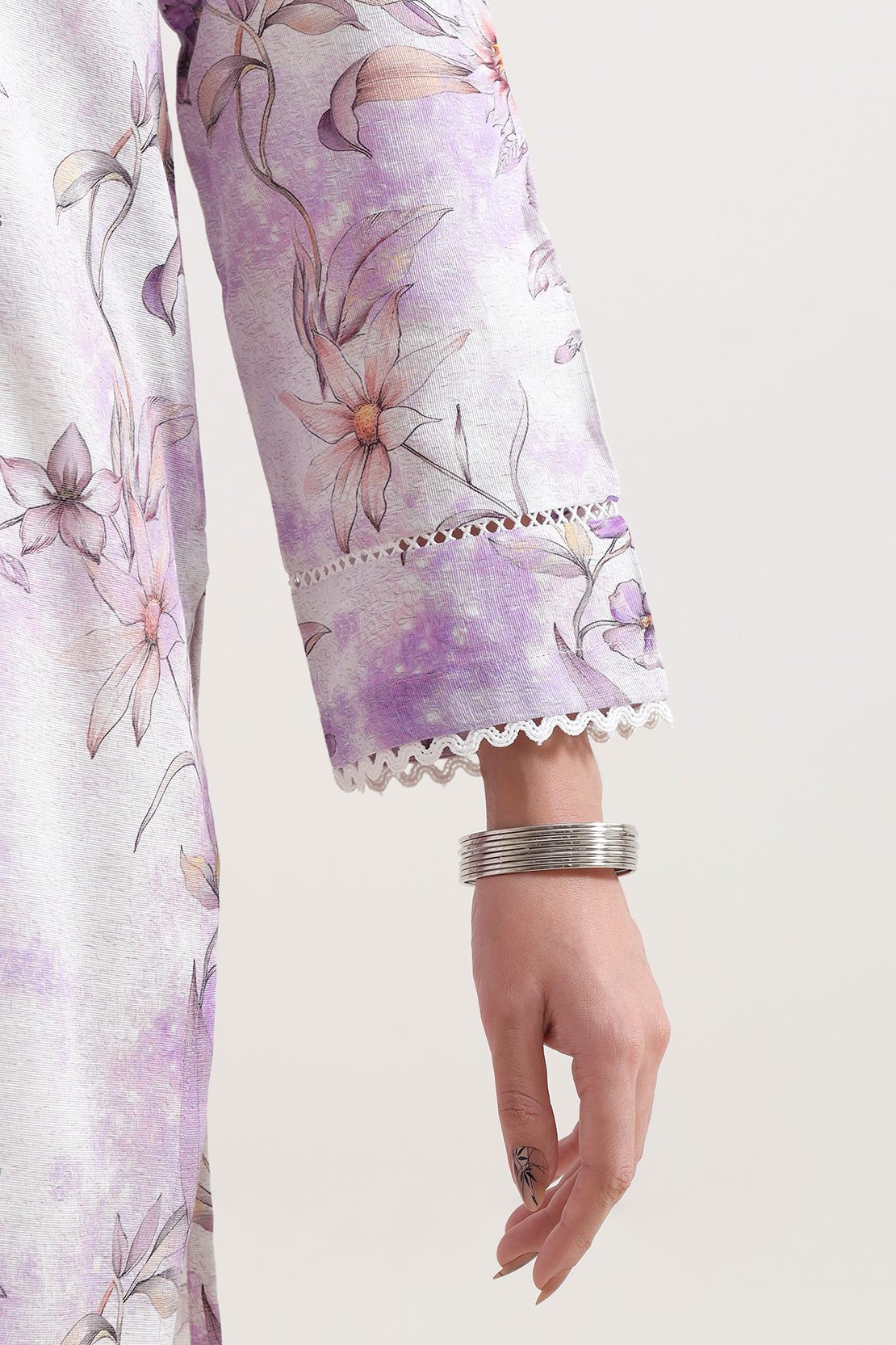 Unstitched Printed Cotton Khaddar 3 Piece125808