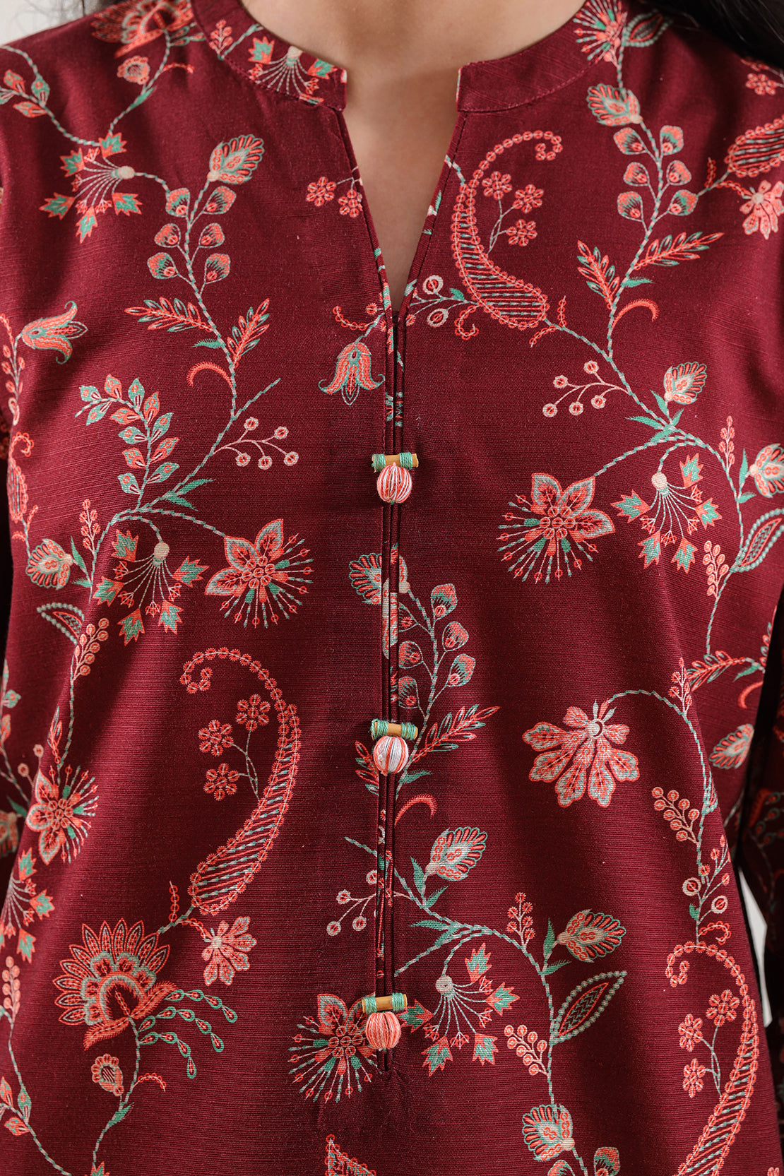 Unstitched Printed Cotton Khaddar 3 Piece125814