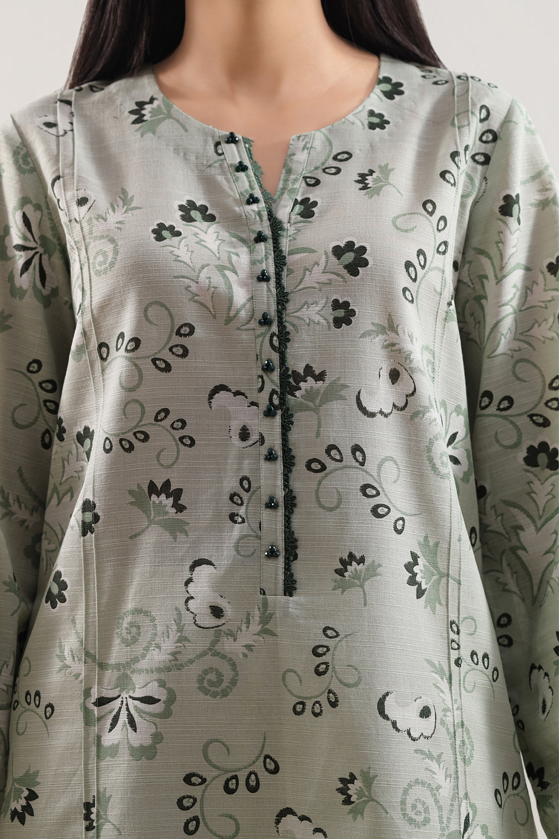 Unstitched Printed Warm Khaddar 3 Piece128277