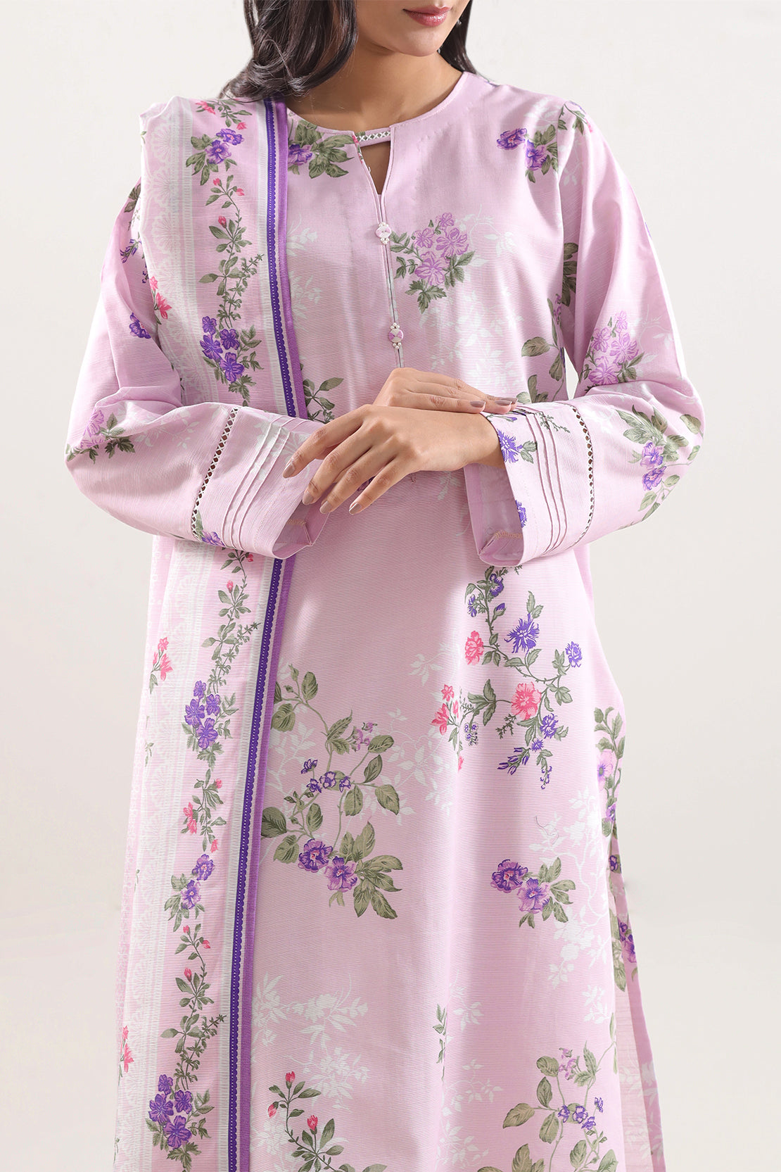 Unstitched Printed Warm Khaddar 3 Piece128281