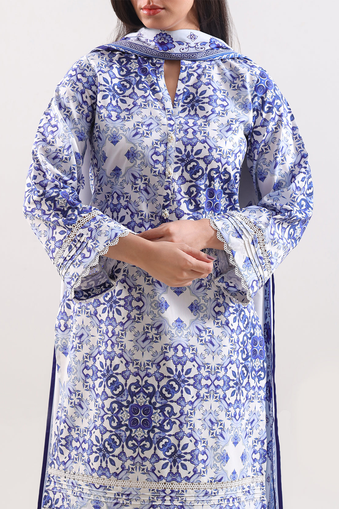 Unstitched Printed Warm Cotton 3 Piece128502