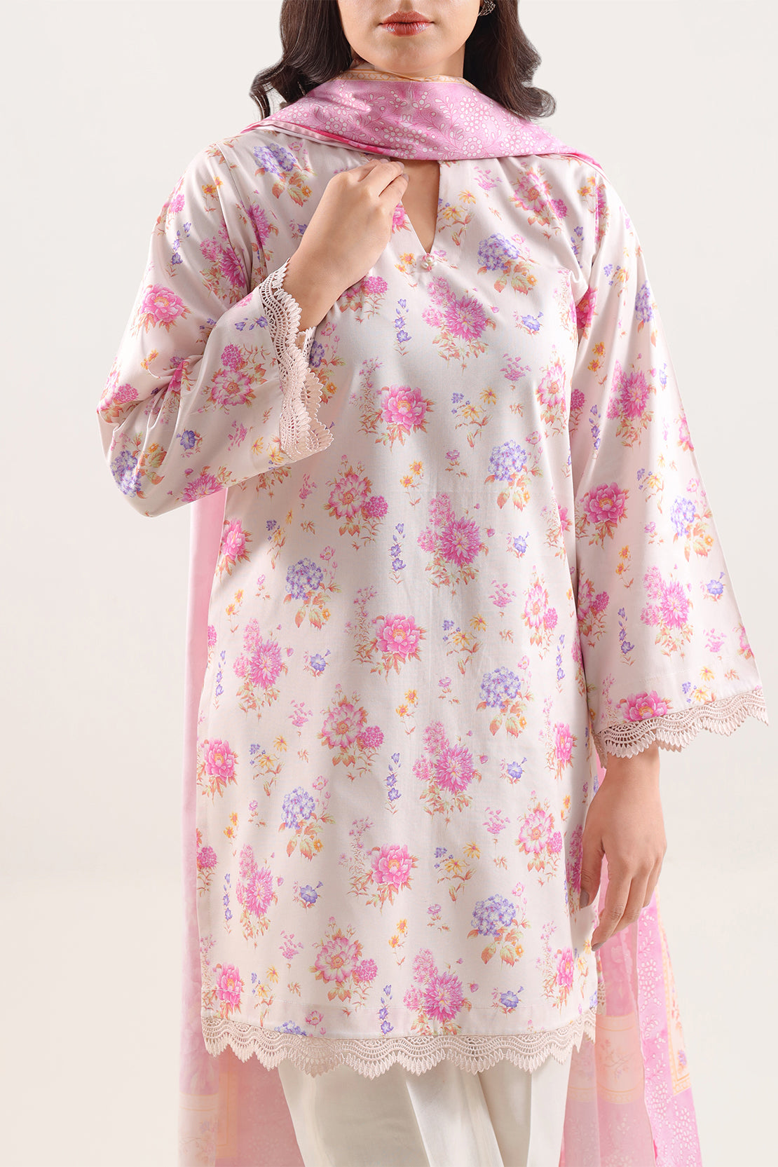 Unstitched Printed Warm Cotton 3 Piece128504