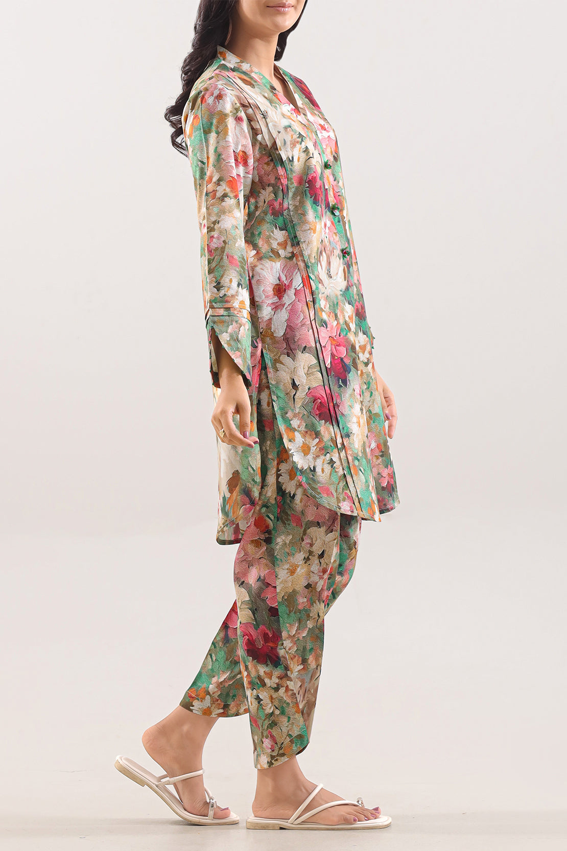 Unstitched Printed Royal Linen 2 Piece (Shirt/Trouser)122318