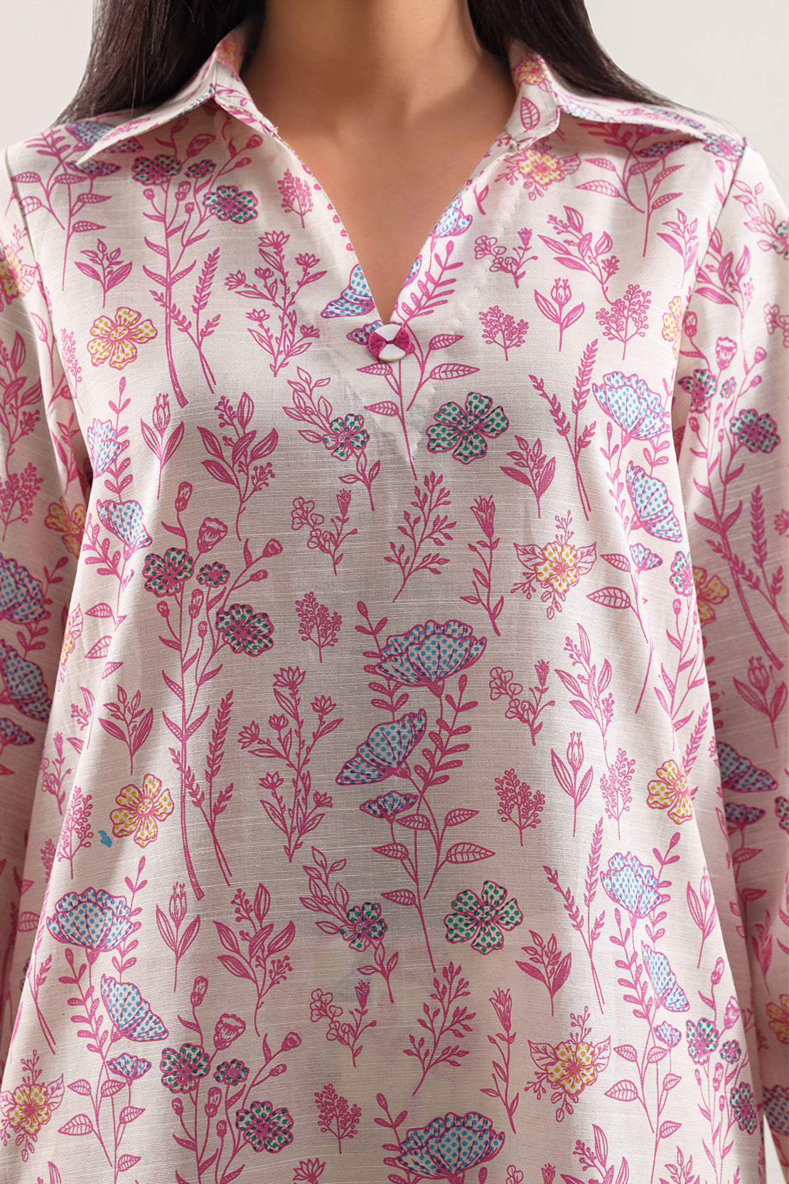 Unstitched Printed Khaddar 2 Piece (Shirt/Trouser)125251