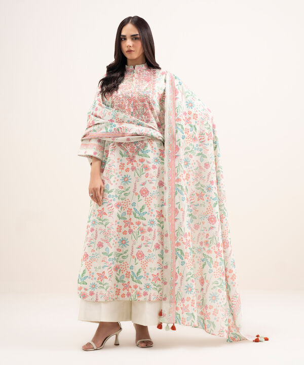 3 Piece - Embroidered Lawn Suit