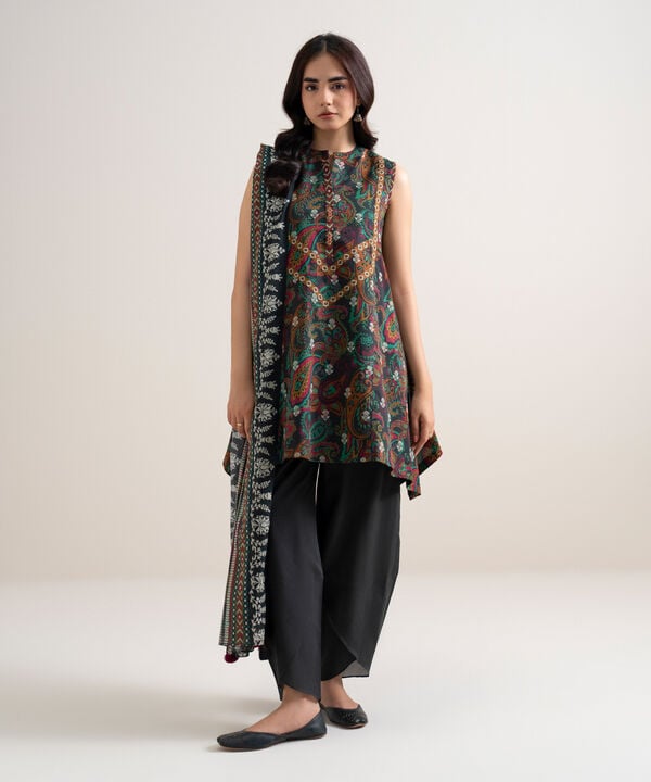 3 Piece - Printed Lawn Suit