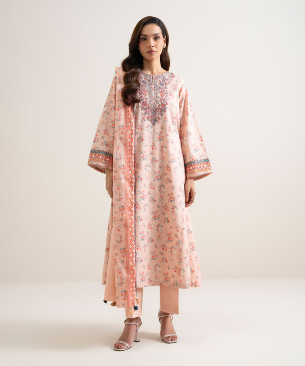 3 Piece - Embroidered Lawn Suit