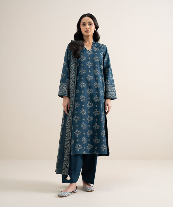 3 Piece - Printed Lawn Suit