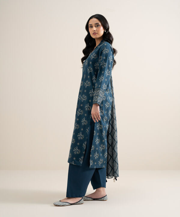 3 Piece - Printed Lawn Suit