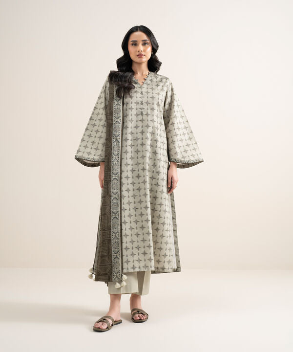 3 Piece - Printed Lawn Suit