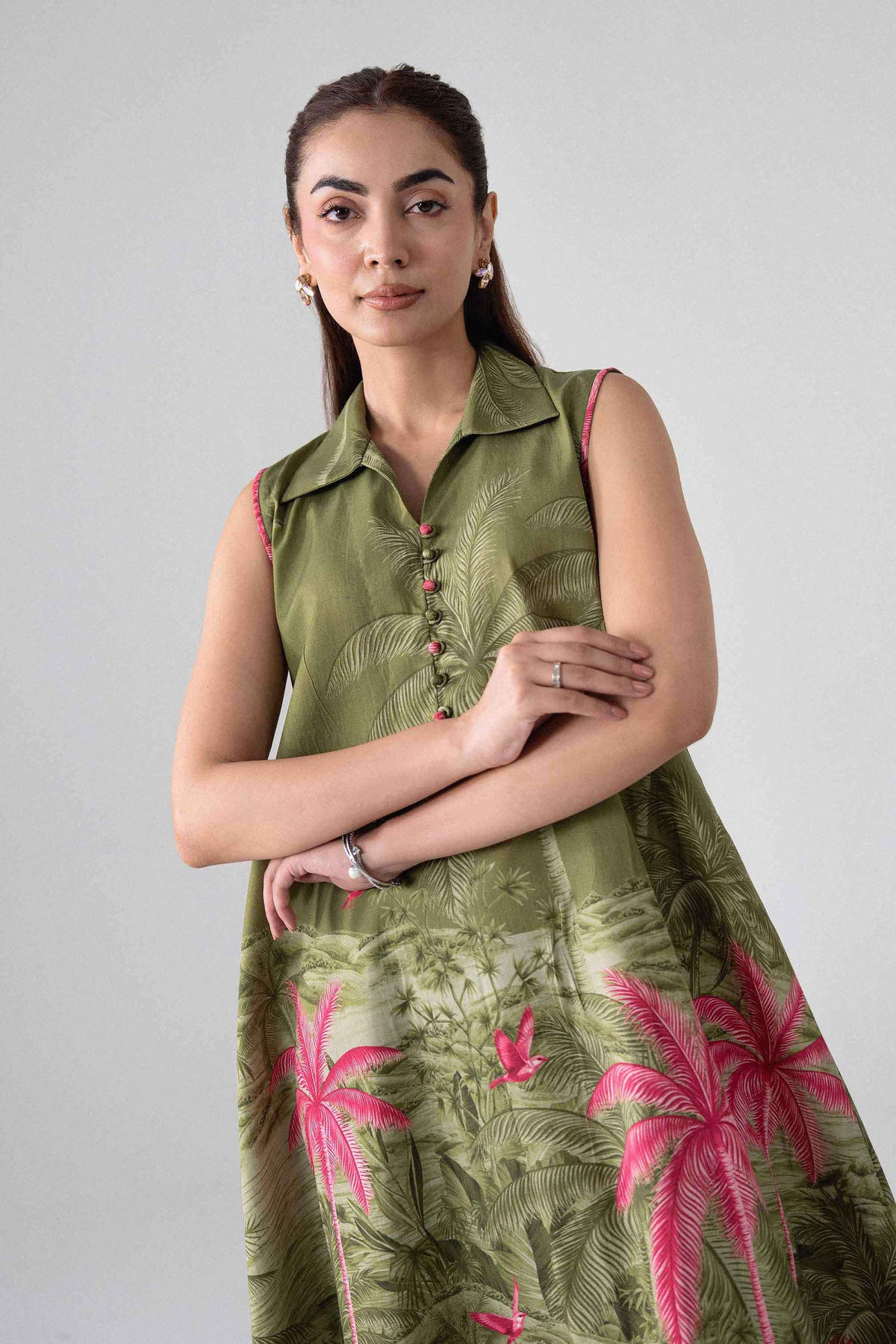 2 Piece - Digital Printed Suit - U2ST-NISHA26WV1-1