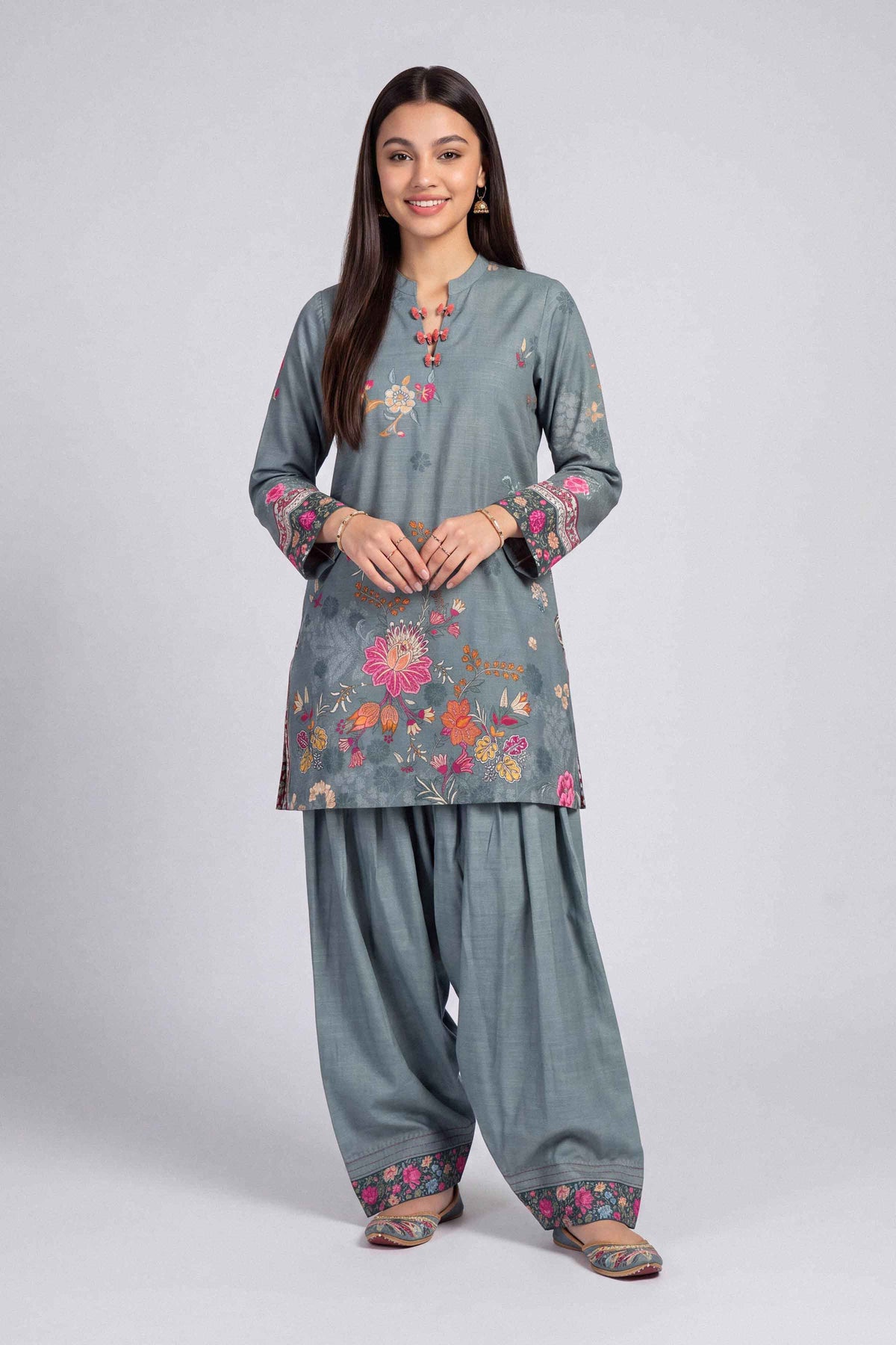 2 Piece - Digital Printed Suit - U2ST-NISHA26WV1-50