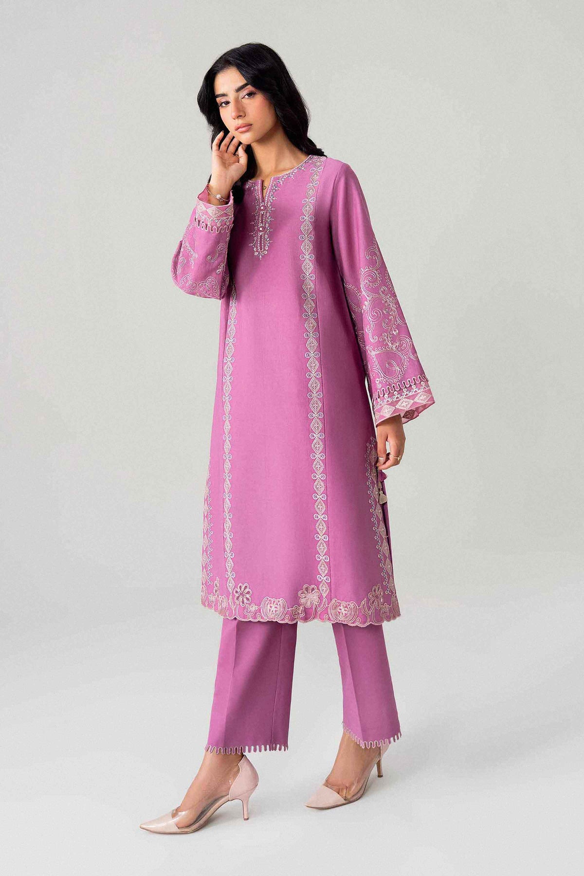 2 Piece - Embroidered Suit - U2STE-NISHA26WV1-12