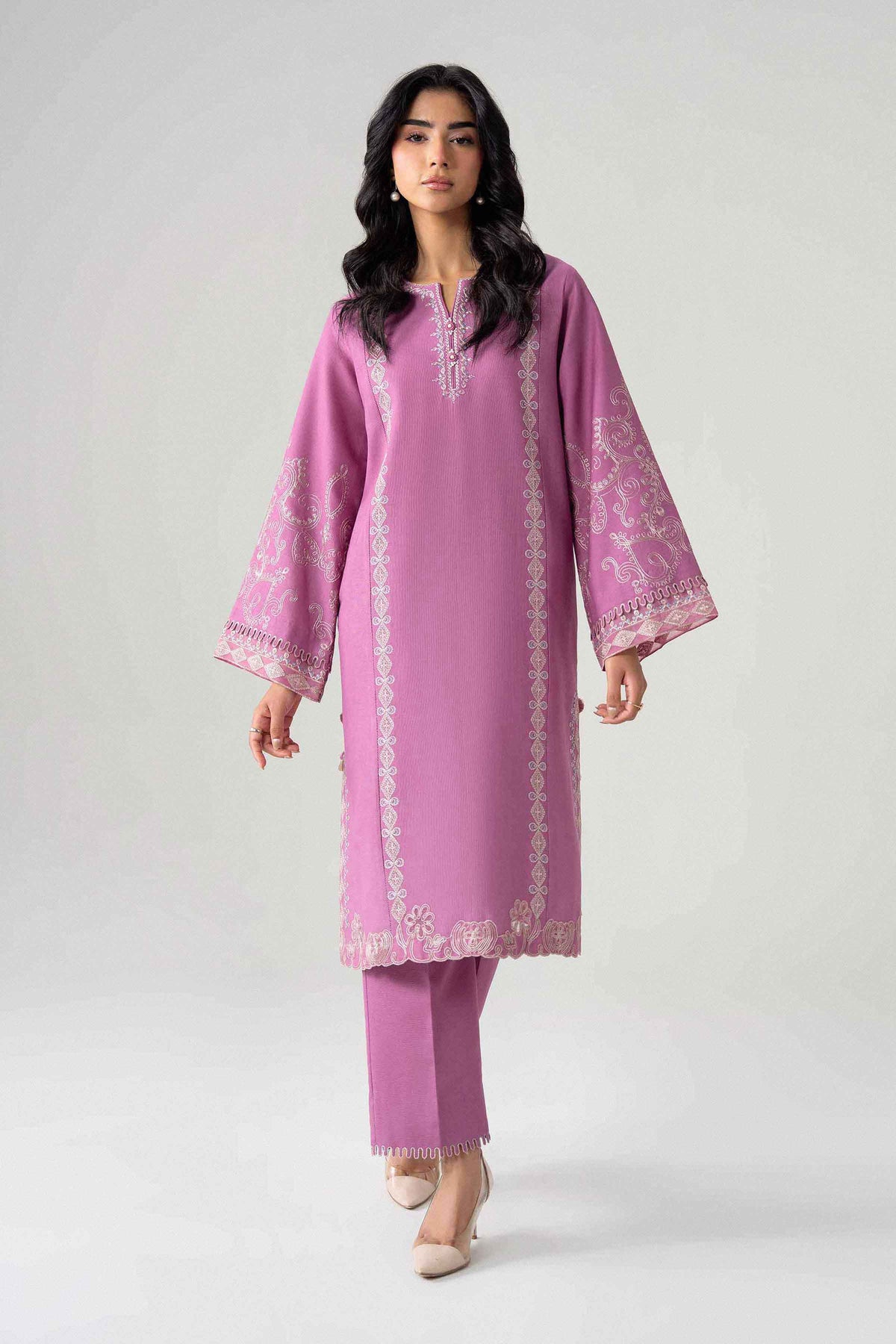2 Piece - Embroidered Suit - U2STE-NISHA26WV1-12