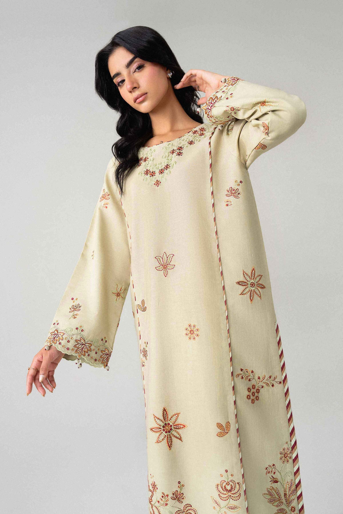 2 Piece - Embroidered Suit - U2STE-NISHA26WV1-13