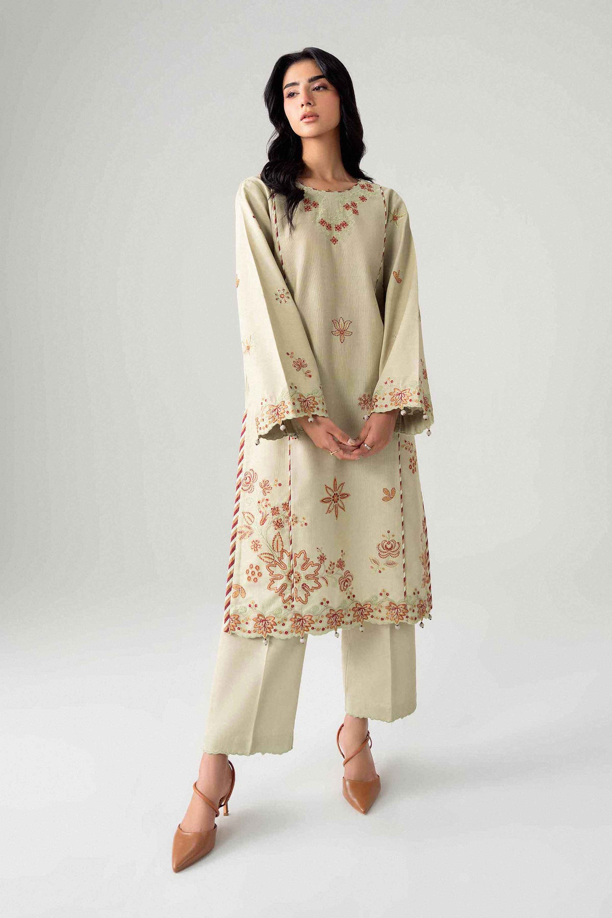 2 Piece - Embroidered Suit - U2STE-NISHA26WV1-13