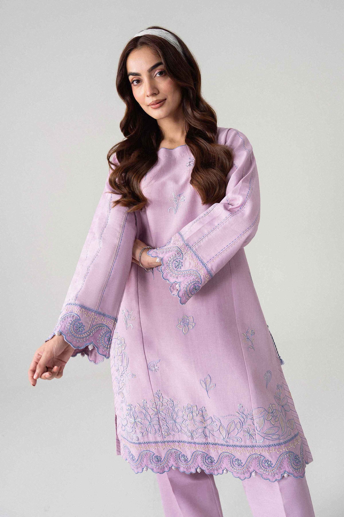 2 Piece - Embroidered Suit - U2STE-NISHA26WV1-14