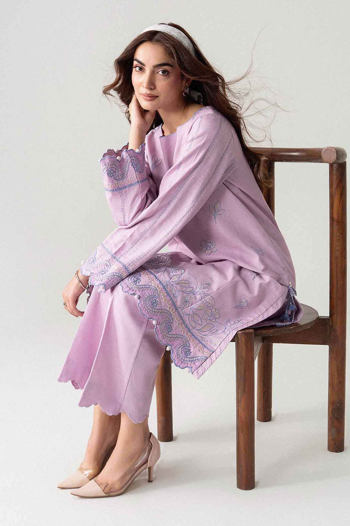 2 Piece - Embroidered Suit - U2STE-NISHA26WV1-14