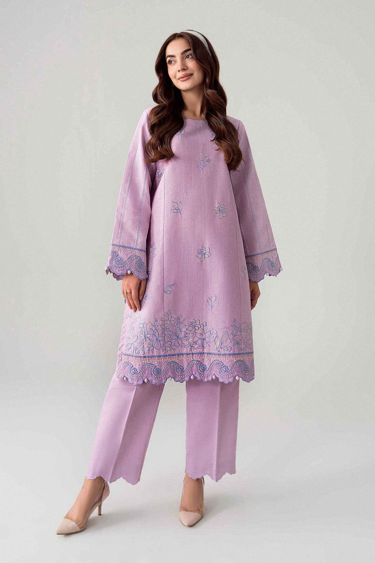 2 Piece - Embroidered Suit - U2STE-NISHA26WV1-14