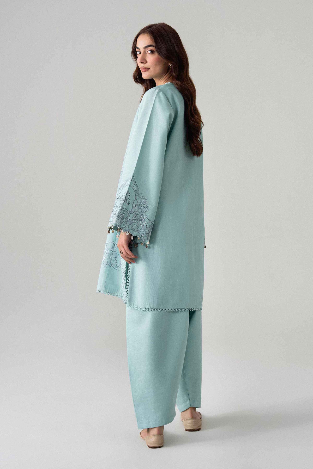 2 Piece - Embroidered Suit - U2STE-NISHA26WV1-15