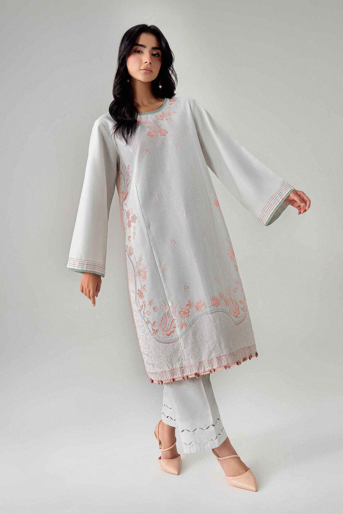 2 Piece - Embroidered Suit - U2STE-NISHA26WV1-17