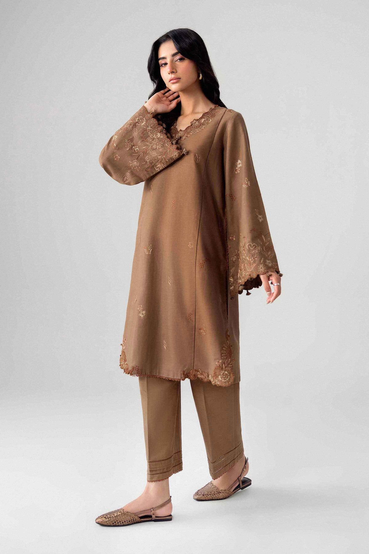 2 Piece - Embroidered Suit - U2STE-NISHA26WV1-19