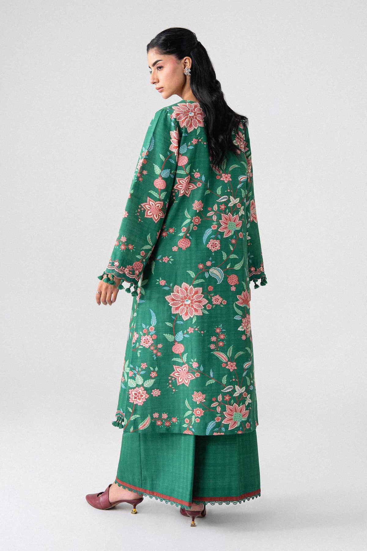 2 Piece - Printed Embroidered Suit - U2STE-NISHA26WV1-24