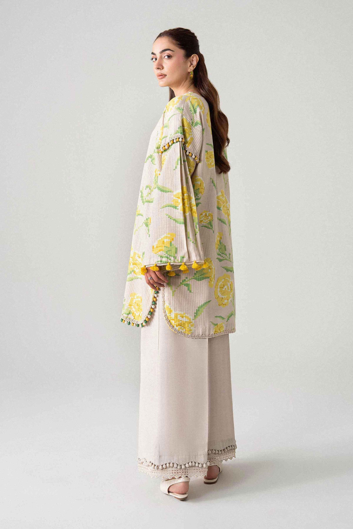 2 Piece - Printed Embroidered Suit - U2STE-NISHA26WV1-27