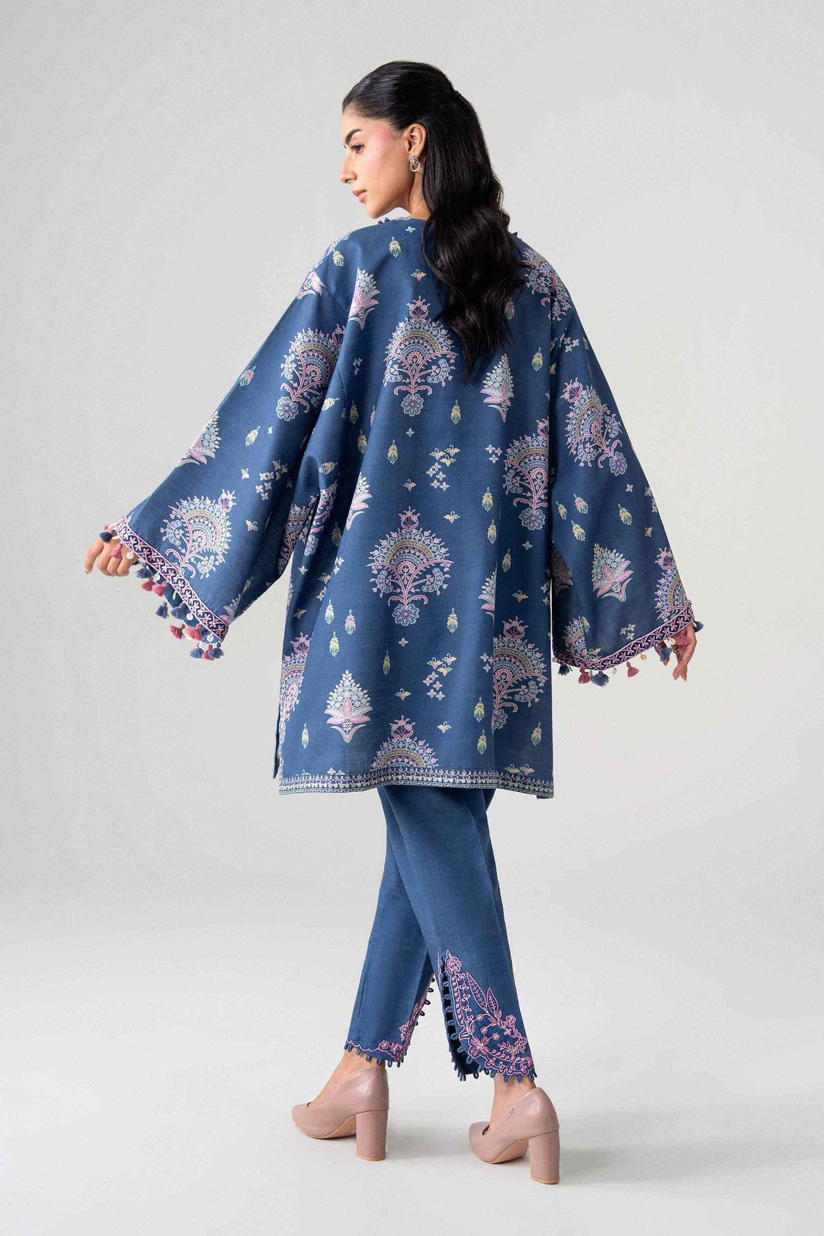 2 Piece - Printed Embroidered Suit - U2STE-NISHA26WV1-6