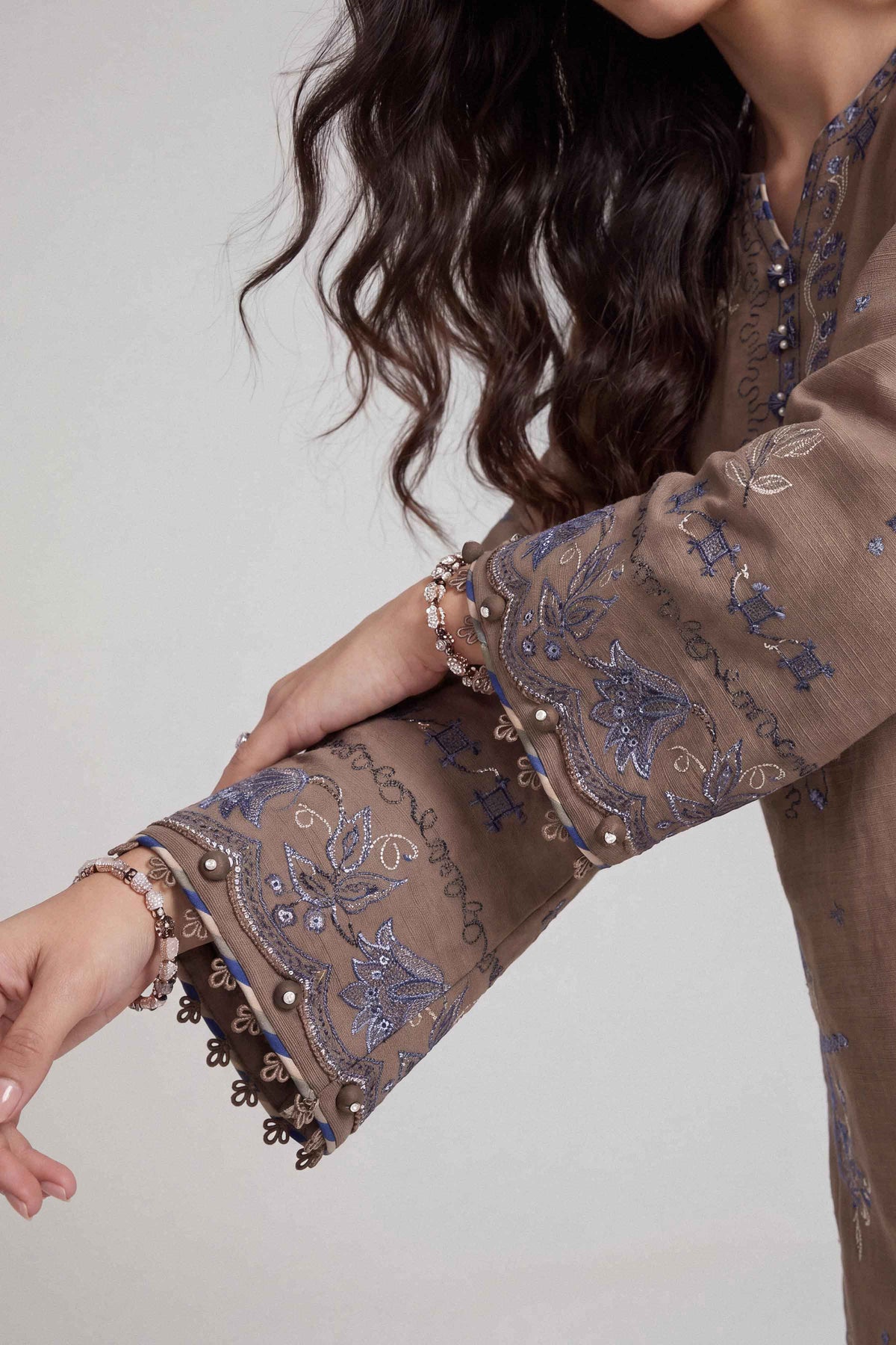 2 Piece - Embroidered Suit - U2STE-NISHA26WV1-74