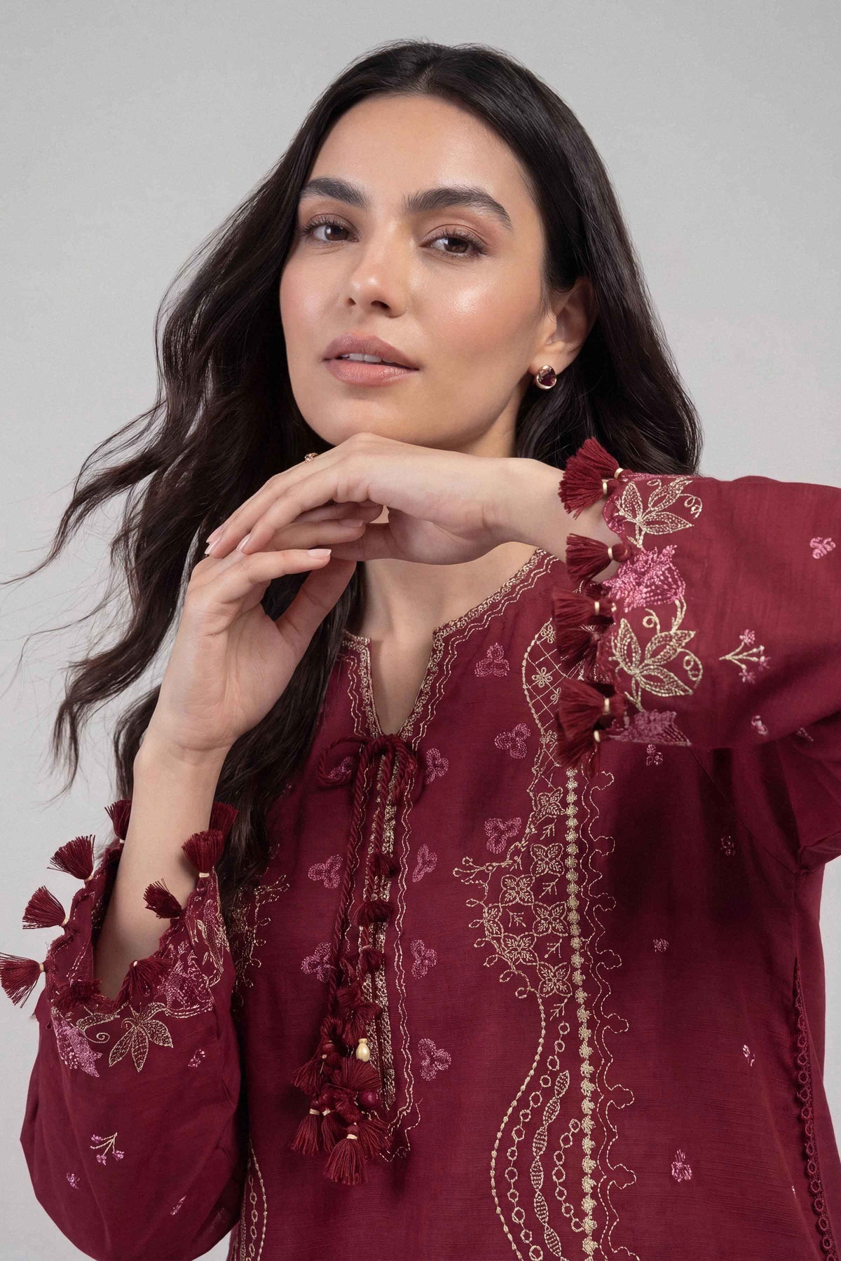 2 Piece - Embroidered Suit - U2STE-NISHA26WV1-76