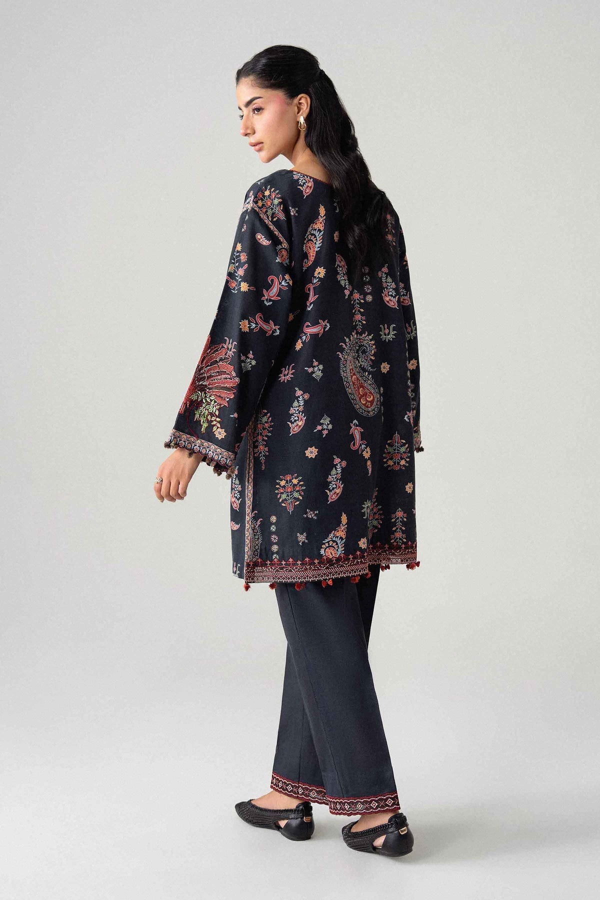 2 Piece - Printed Embroidered Suit - U2STE-NISHA26WV1-8