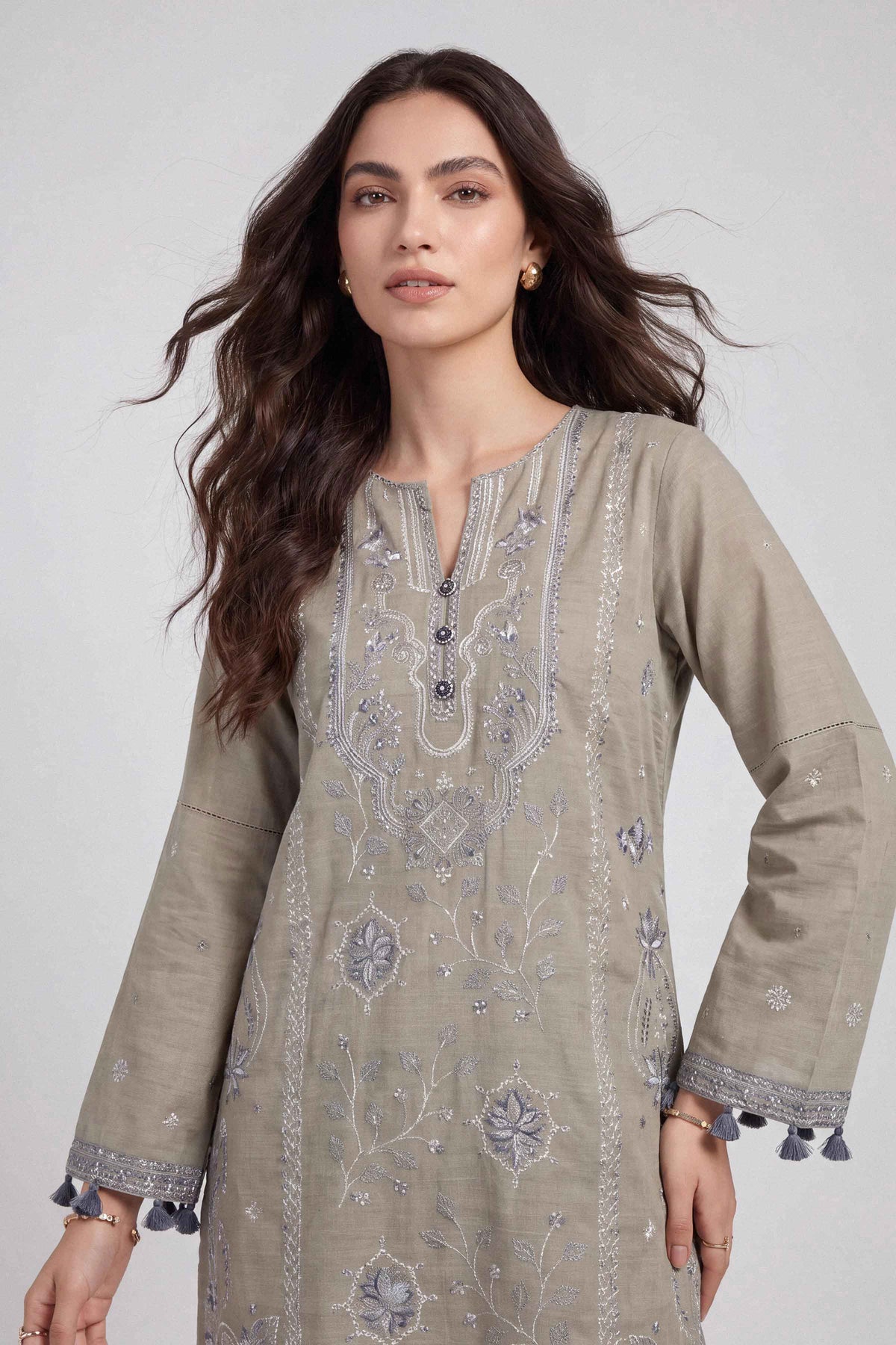 2 Piece - Embroidered Suit - U2STE-NISHA26WV1-80