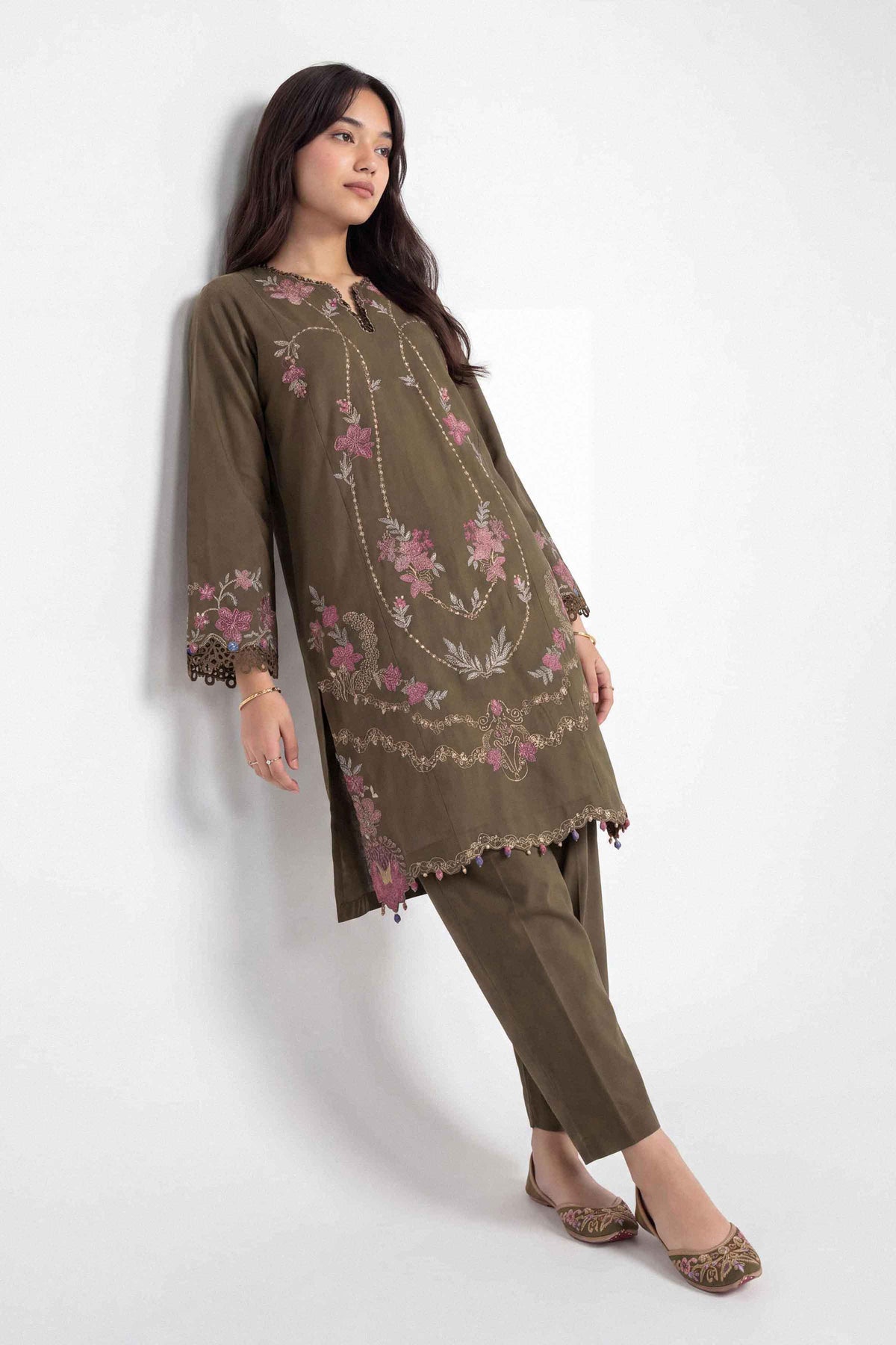 2 Piece - Embroidered Suit - U2STE-NISHA26WV1-84